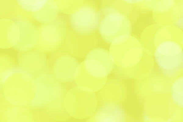 Yellow Poster featuring the photograph Blurred Sparkles #1 by Emrah Turudu