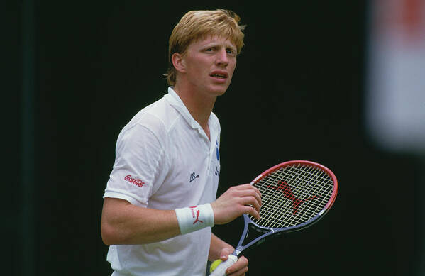 Tennis Poster featuring the photograph Boris Becker #1 by Chris Cole