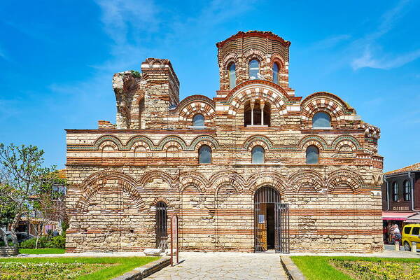 Sea Poster featuring the photograph Christ Pantocrator Church, Nessebar #1 by Jan Wlodarczyk