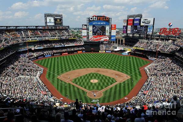 Citi Field Poster featuring the photograph Colorado Rockies V New York Mets #1 by G Fiume