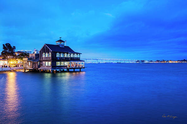 Waterside Poster featuring the photograph Dinner on the Bay #2 by Dan McGeorge