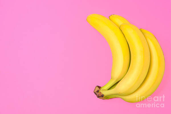 Fresh ripe bananas bunch Photograph by Wdnet Studio - Fine Art America