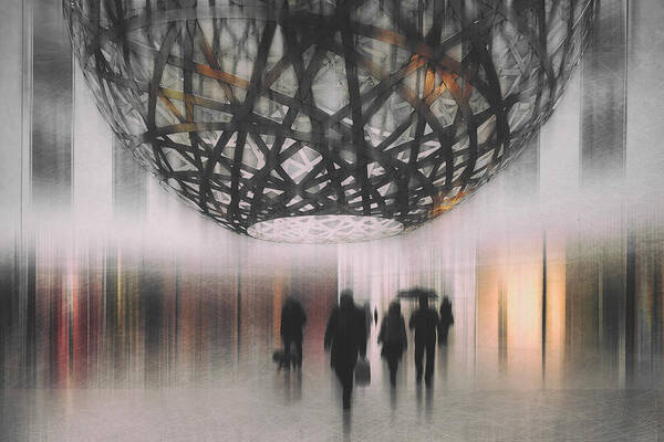 Sphere Poster featuring the photograph Global Openness #1 by Roswitha Schleicher-schwarz