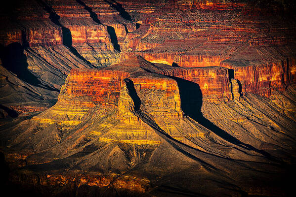 Grand Canyon Poster featuring the photograph Grand Canyon #1 by Dieter Walther