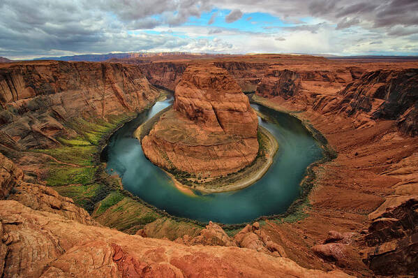 Scenics Poster featuring the photograph Horseshoe Bend - Page, Arizona #1 by Lorenzo Marotti Campi