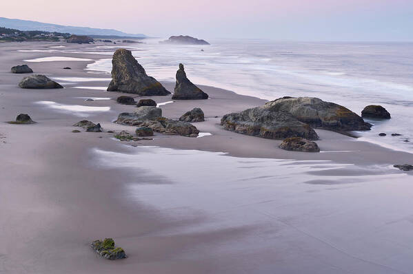 Tranquility Poster featuring the photograph Oregon Coast #1 by Enrique R. Aguirre Aves