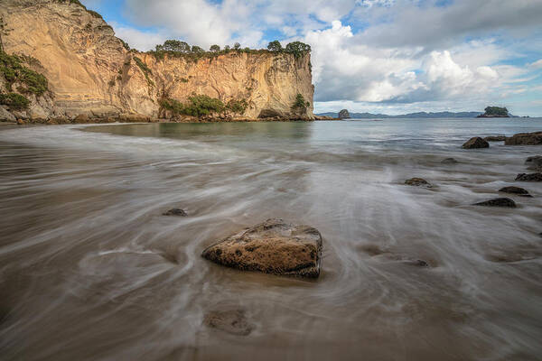 Cathedral Cove Poster featuring the photograph Stingray Bay - New Zealand #1 by Joana Kruse