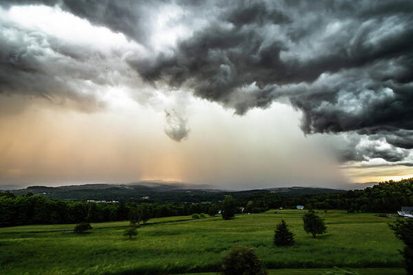 Weather Poster featuring the photograph Summer Storm #1 by Tim Kirchoff