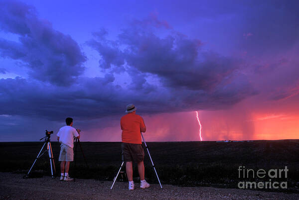 Storm Chaser Poster featuring the photograph Lightning #11 by Jim Reed/science Photo Library
