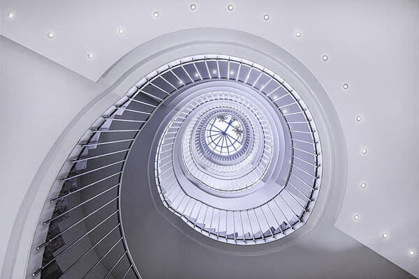 Staircase Poster featuring the photograph Swirl #12 by Fotomarion