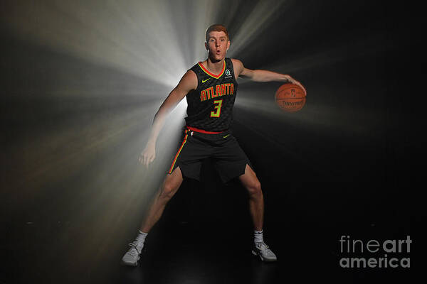 Kevin Huerter Poster featuring the photograph 2018 Nba Rookie Photo Shoot #14 by Jesse D. Garrabrant