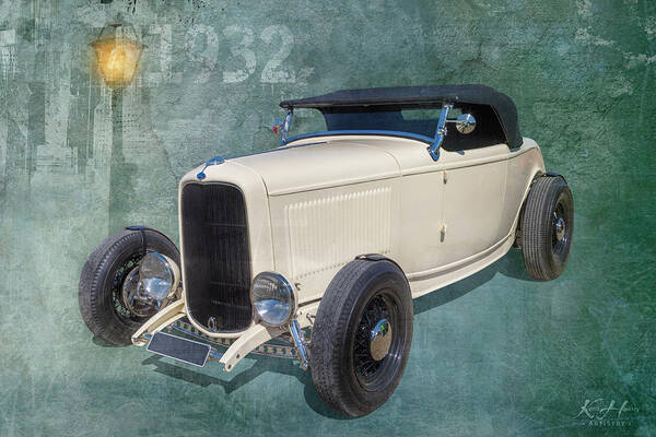 Car Poster featuring the photograph 1932 Ragtop by Keith Hawley