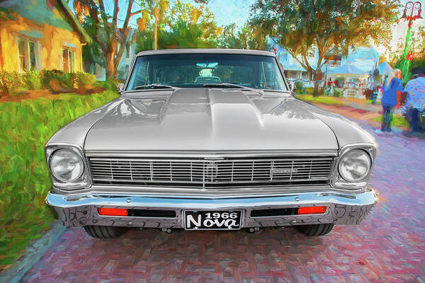 1966 Chevrolet Poster featuring the photograph 1966 Chevrolet Nova Super Sport 003 by Rich Franco