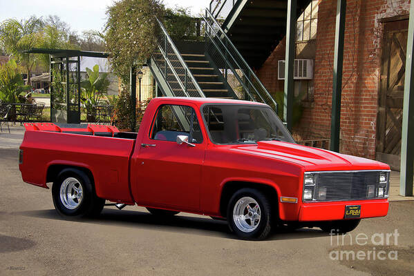 Automobile Poster featuring the photograph 1983 Chevrolet C10 LRHH Pickup I by Dave Koontz