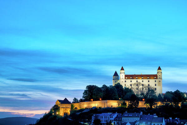 Bratislava Poster featuring the photograph Bratislava Castle #2 by Fabrizio Troiani