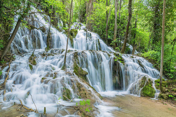 Estock Poster featuring the digital art Waterfalls #2 by Sebastian Wasek