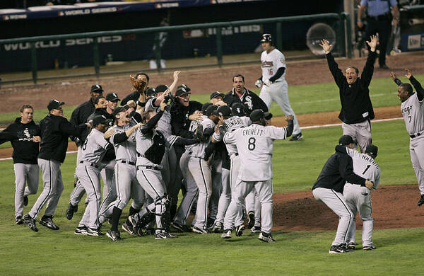 People Poster featuring the photograph 2005 World Series - Chicago White Sox by G. N. Lowrance