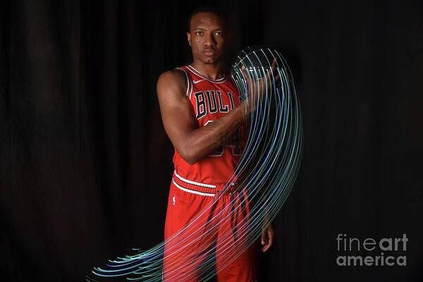 Wendell Carter Jr Poster featuring the photograph 2018 Nba Rookie Photo Shoot #26 by Brian Babineau