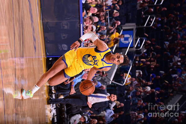 Jordan Poole Poster featuring the photograph Charlotte Hornets V Golden State #3 by Noah Graham