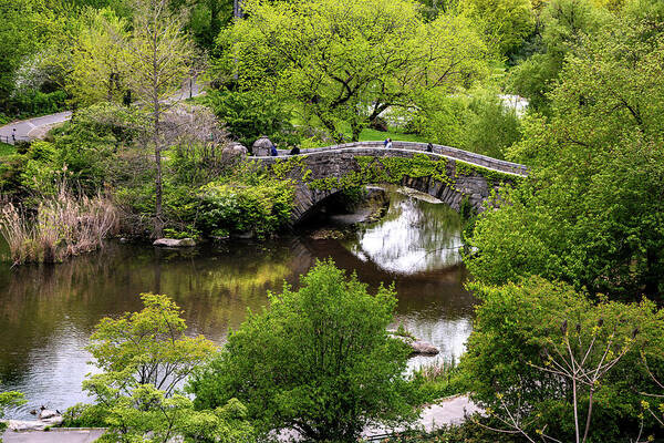 Estock Poster featuring the digital art Gapstow Bridge, Central Park, Nyc #4 by Lumiere