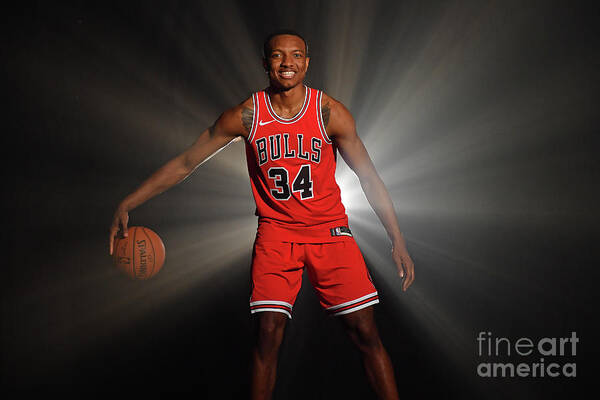 Wendell Carter Jr Poster featuring the photograph 2018 Nba Rookie Photo Shoot #40 by Jesse D. Garrabrant