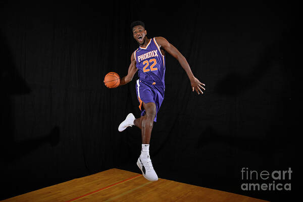Deandre Ayton Poster featuring the photograph 2018 Nba Rookie Photo Shoot #51 by Brian Babineau