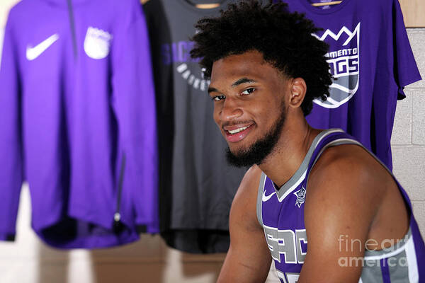 Marvin Bagley Iii Poster featuring the photograph 2018 Nba Rookie Photo Shoot #83 by Nathaniel S. Butler