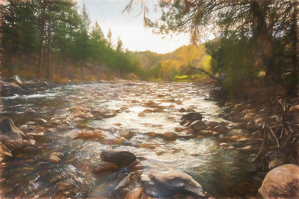 Colorado Poster featuring the photograph A River Runs Through It by Jennifer Grossnickle