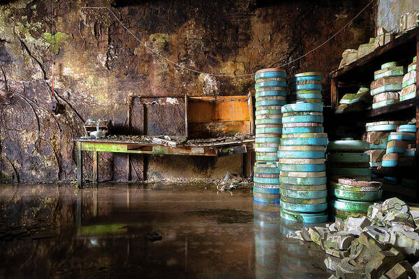 Urban Poster featuring the photograph Abandoned Pottery Factory by Roman Robroek
