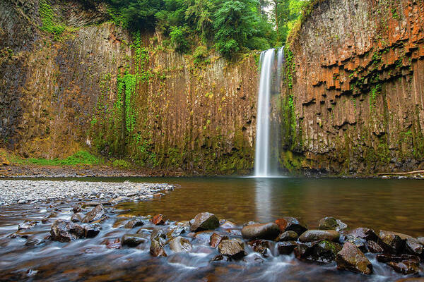 Falls Poster featuring the photograph Abiqua Falls by Patrick Campbell