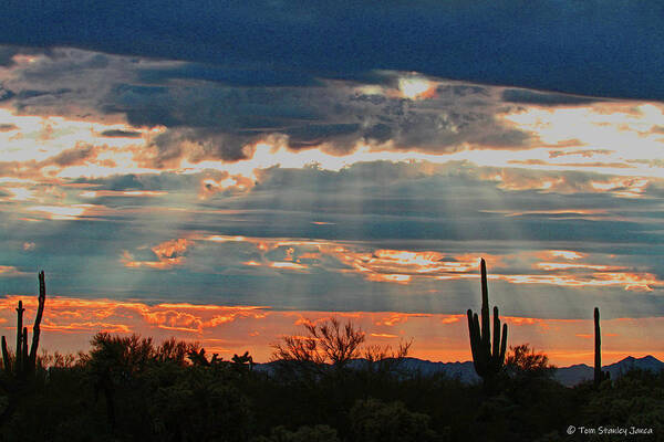 Afternoon Light On Overcast Day. Poster featuring the digital art After Noon Light On Overcast Day. by Tom Janca