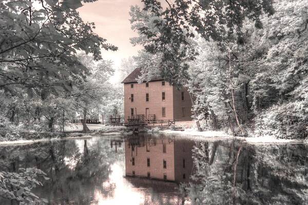 Alley Springs Poster featuring the photograph Alley Springs Ozarks National Scenic Riverway infrared by Jane Linders