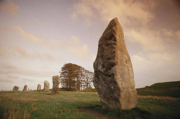 1980-1989 Poster featuring the photograph Avebury Stone Circle by Epics