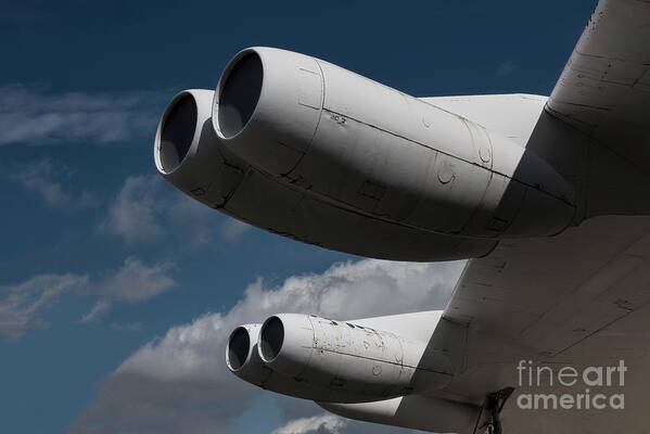 Jon Burch Poster featuring the photograph B-52 Engines by Jon Burch Photography
