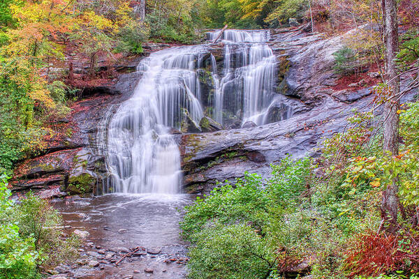 Bald River Falls Poster featuring the photograph Bald River Falls by Scott Wood