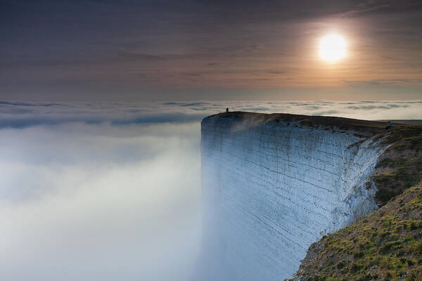 Scotland Poster featuring the photograph Beachy Head Haar by Rhys Davies