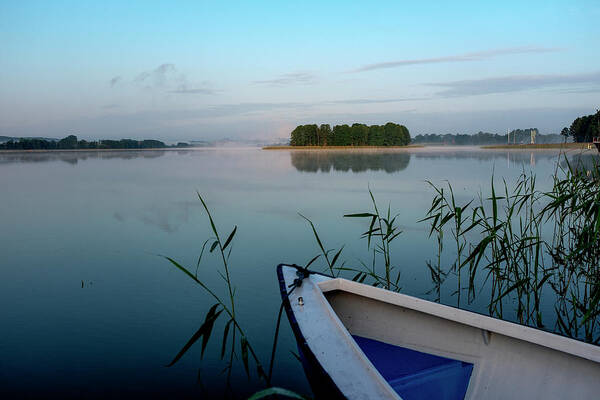 Dawn Poster featuring the photograph Before Dawn at Lake Tajty by Dubi Roman