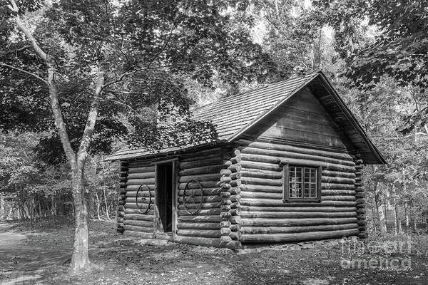 Berry College Poster featuring the photograph Berry College Martha Berry Cabin by University Icons