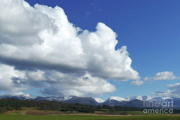 Big Sky Poster featuring the photograph Big Sky - Cairngorm Mountains by Phil Banks