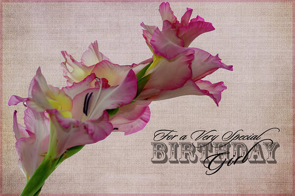 Flowers Poster featuring the photograph Birthday Girl by Cathy Kovarik