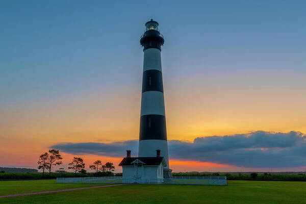 Outer Banks Poster featuring the photograph Bodie Island Lighthouse, Hatteras, Outer Bank by Cindy Lark Hartman