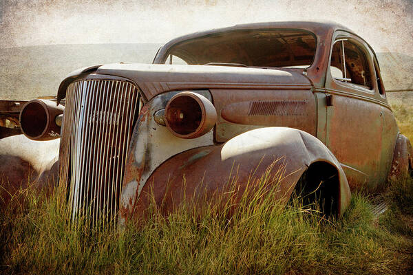 Photography Poster featuring the photograph Bodie Junkyard Chevy by Jessica Rogers