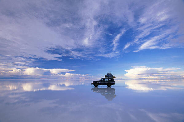 Bolivia Poster featuring the photograph Bolivia, Salar De Uyuni, Expedition by Art Wolfe