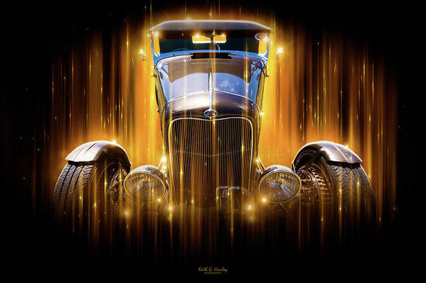 Car Poster featuring the photograph Bright Lights 32 by Keith Hawley