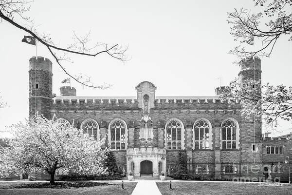 Bryn Mawr College Poster featuring the photograph Bryn Mawr College Old Library by University Icons