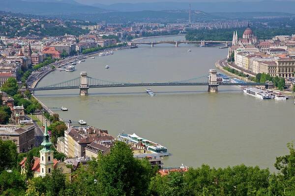 Outdoors Poster featuring the photograph Budapest Danube River by Photo By Sergio Romiti