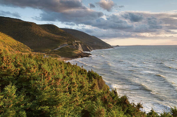 Scenics Poster featuring the photograph Cabot Trail Scenic by Shayes17