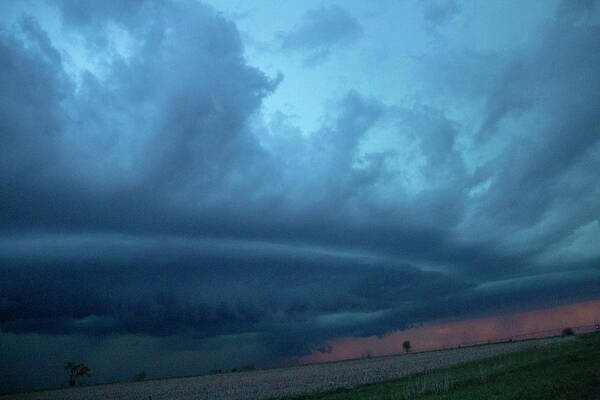 Nebraskasc Poster featuring the photograph Chester Nebraska Supercell 021 by Dale Kaminski