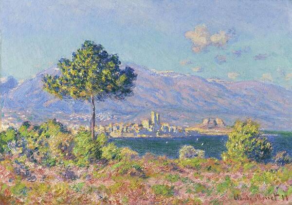Nature Poster featuring the painting Claude Monet French, 1840-1926, Antibes, view of the Plateau Notre-Dame by Claude Monet