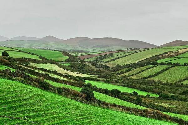 Ireland Poster featuring the photograph Cloud Cover in Ireland by Frozen in Time Fine Art Photography